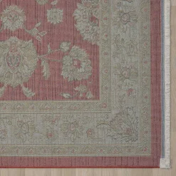 Wohnen Orient Teppich in Dunkelrot und Beige - Malaya