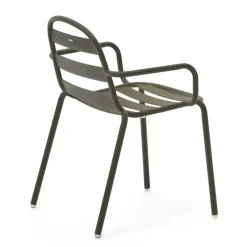 Outdoor Armlehnenstühle in Graugrün - Ocna (4er Set)^Wohnen Sale