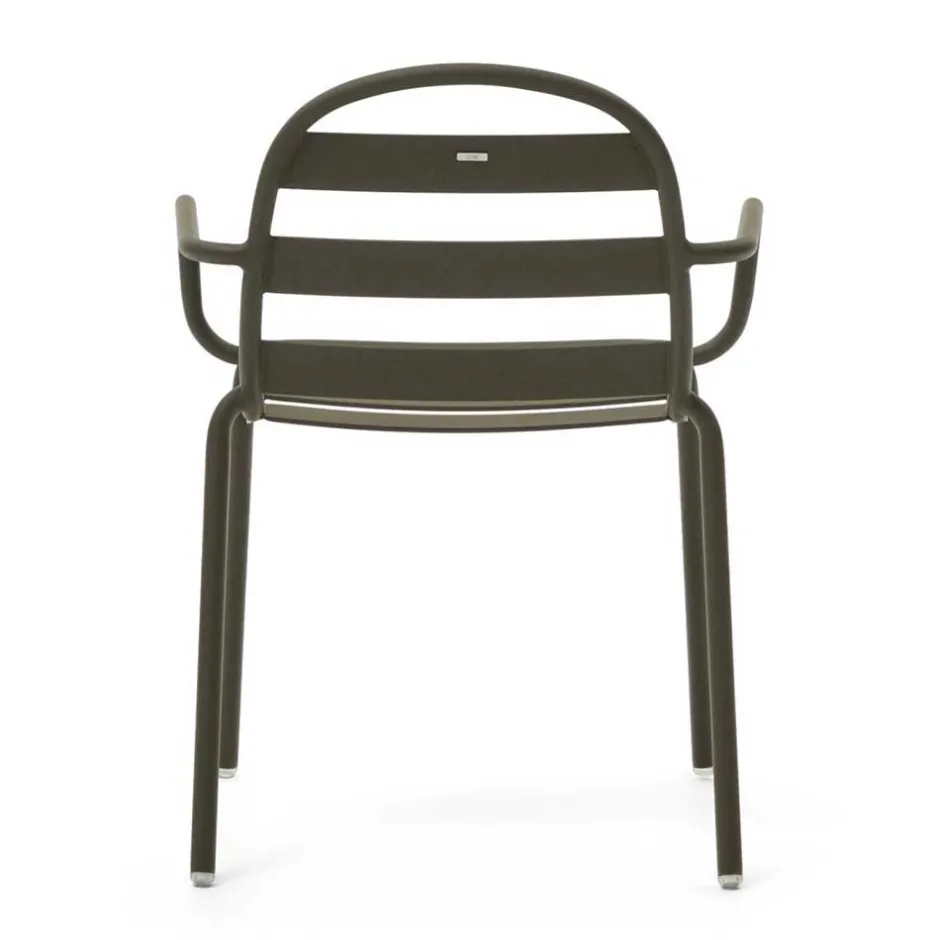 Outdoor Armlehnenstühle in Graugrün - Ocna (4er Set)^Wohnen Sale