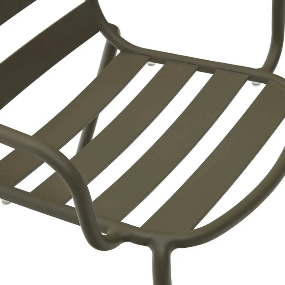 Outdoor Armlehnenstühle in Graugrün - Ocna (4er Set)^Wohnen Sale