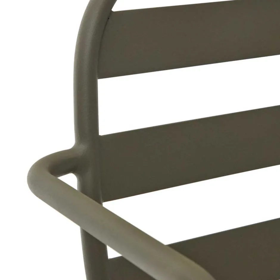 Outdoor Armlehnenstühle in Graugrün - Ocna (4er Set)^Wohnen Sale