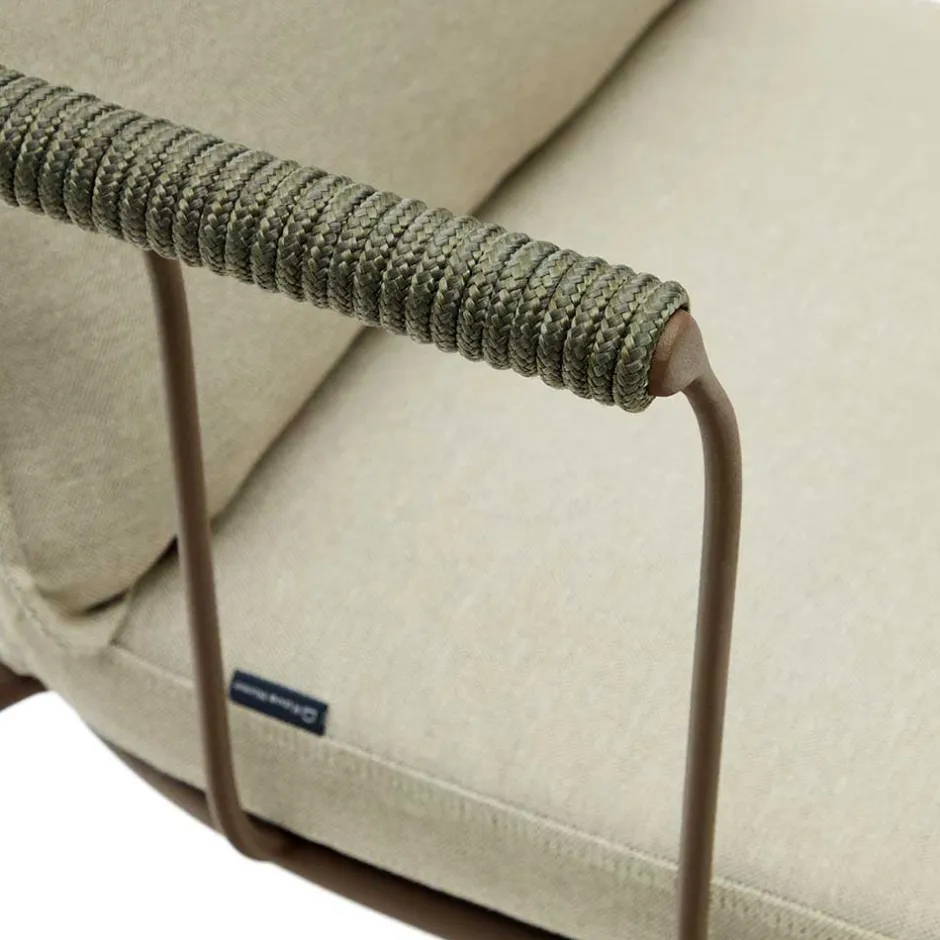 Wohnen Outdoor Armlehnstühle in Braun - Ragusca (4er Set)