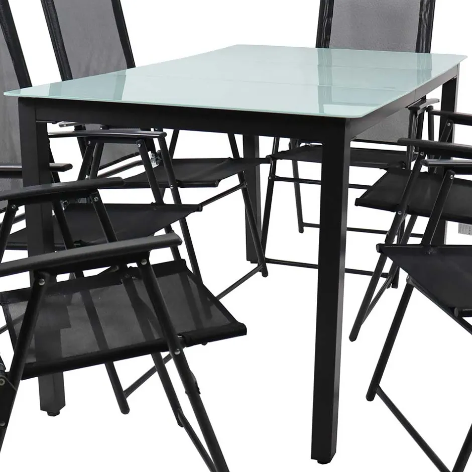 Outdoor Essgruppe in modernem Design - Fridamo (siebenteilig)^Wohnen Outlet