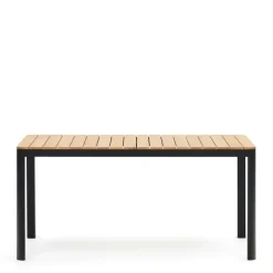Wohnen Outdoor Esstisch mit Teakholz-Tischplatte - Price