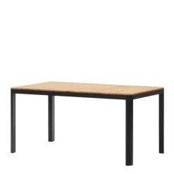 Wohnen Outdoor Esstisch mit Teakholz-Tischplatte - Price