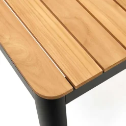 Wohnen Outdoor Esstisch mit Teakholz-Tischplatte - Price