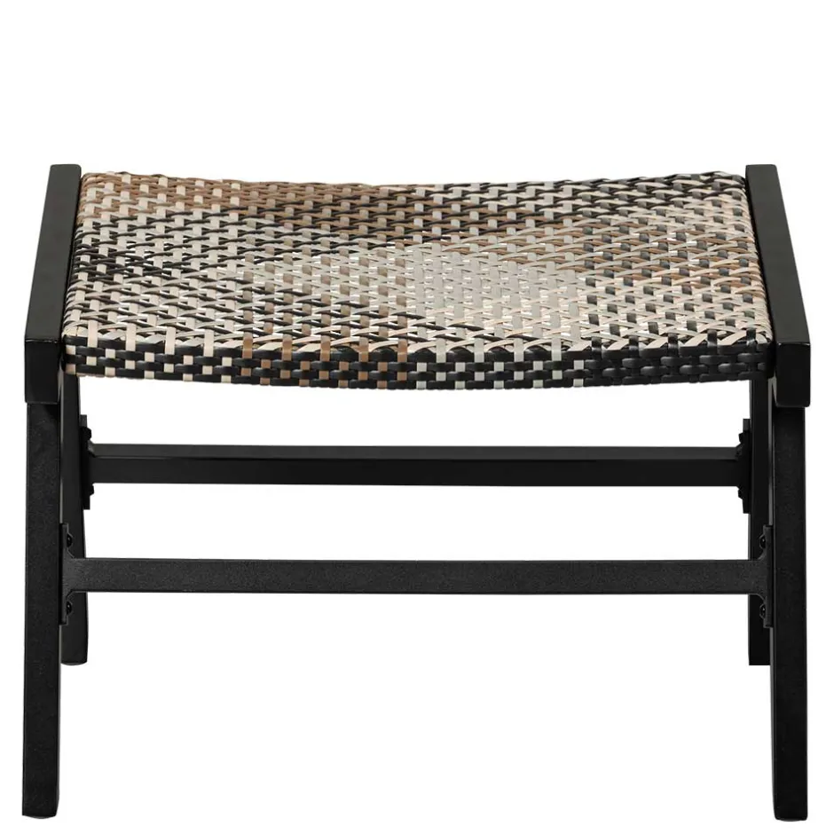 Wohnen Outdoor Hocker aus Aluminium - Avalun (2er Set)