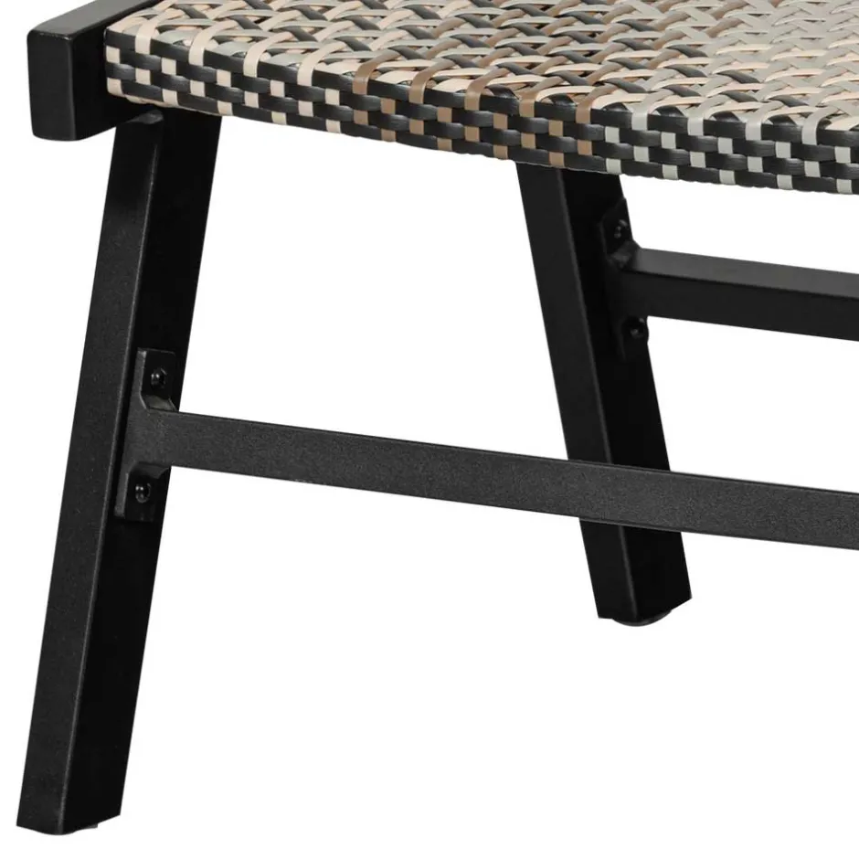 Wohnen Outdoor Hocker aus Aluminium - Avalun (2er Set)