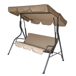 Wohnen Outdoor Hollywood Schaukel Beaching in Creme