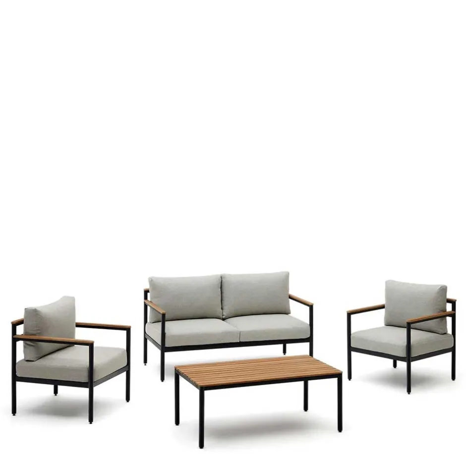 Outdoor Lounge Möbel Set - Daostan (vierteilig)^Wohnen Outlet