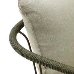 Wohnen Outdoor Sessel aus braunem Metall - Ragusca (2er Set)