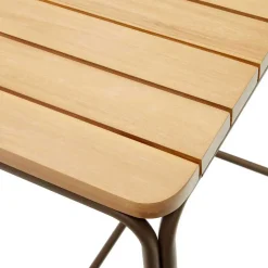 Outdoor Stehtisch aus braunem Metall - Ragusca^Wohnen