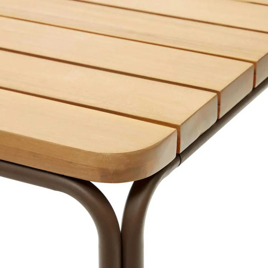 Outdoor Stehtisch aus braunem Metall - Ragusca^Wohnen