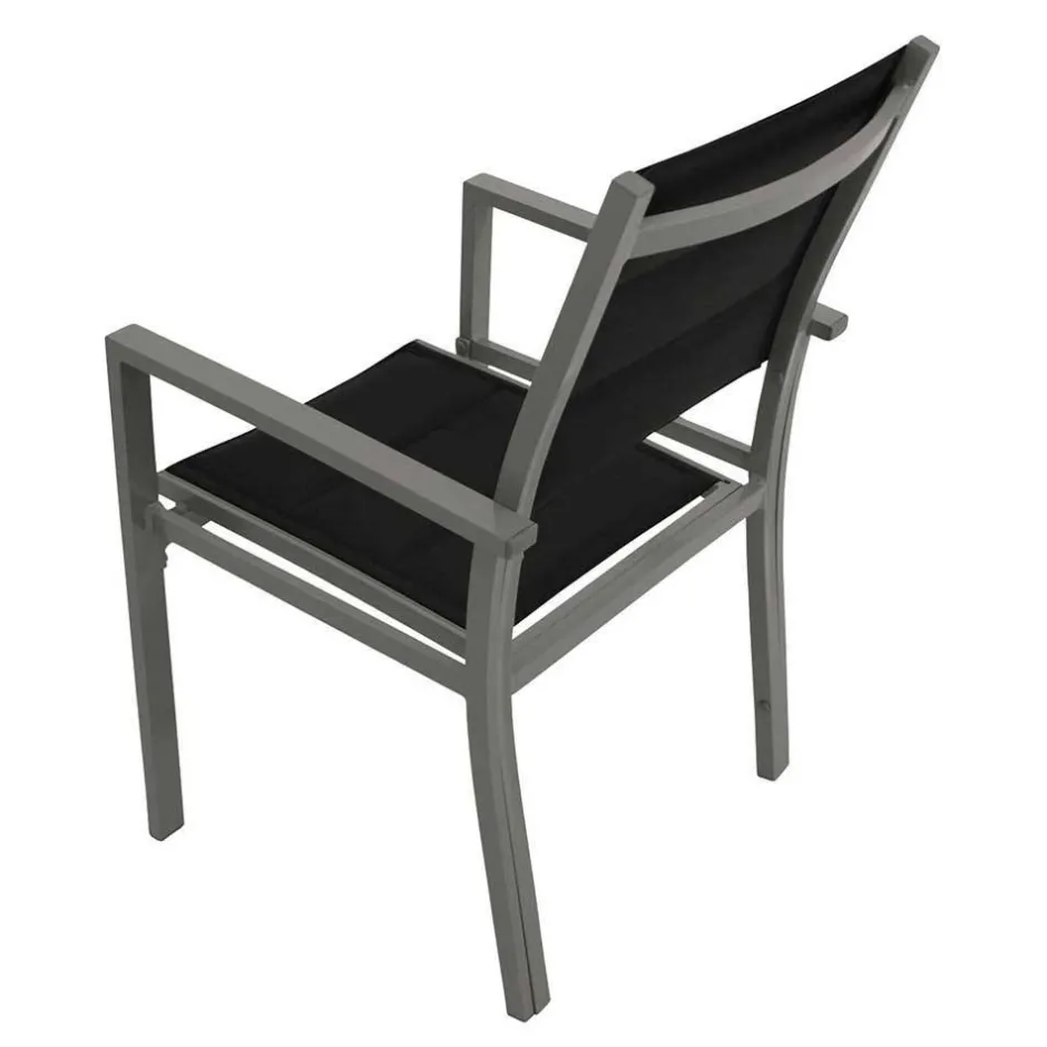 Wohnen Outdoor Tisch mit Armlehnenstühlen - Ashford (fünfteilig)