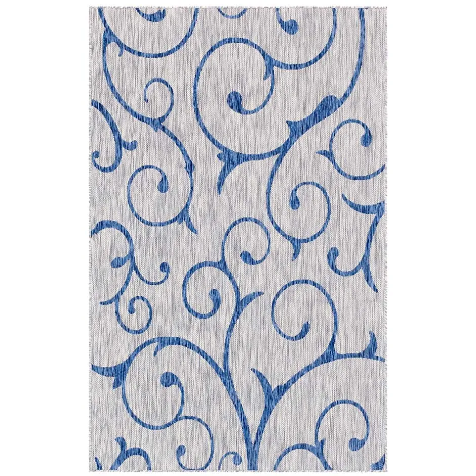 Wohnen Outdoor Webteppich aus PP mit Ornamentmotiv - Elsaro