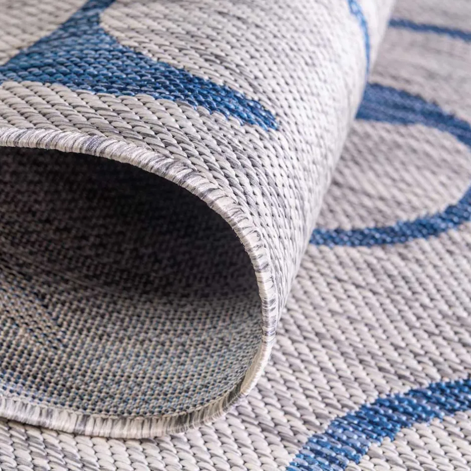 Wohnen Outdoor Webteppich aus PP mit Ornamentmotiv - Elsaro