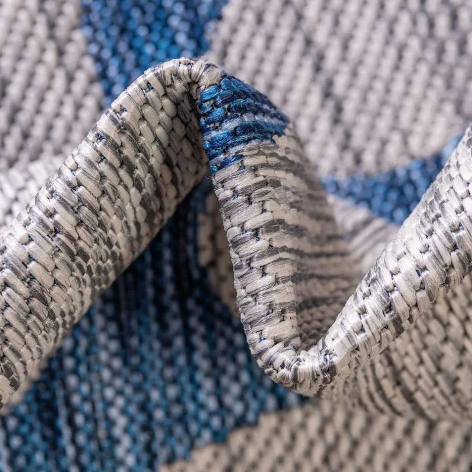 Wohnen Outdoor Webteppich aus PP mit Ornamentmotiv - Elsaro