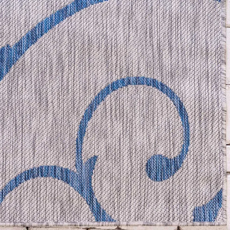 Wohnen Outdoor Webteppich aus PP mit Ornamentmotiv - Elsaro