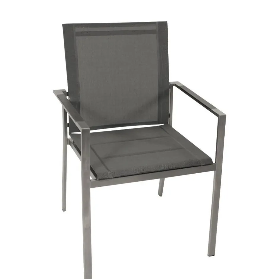 Outdoor-Armlehnenstühle in Anthrazit - Lonia (4er Set)^Wohnen Hot