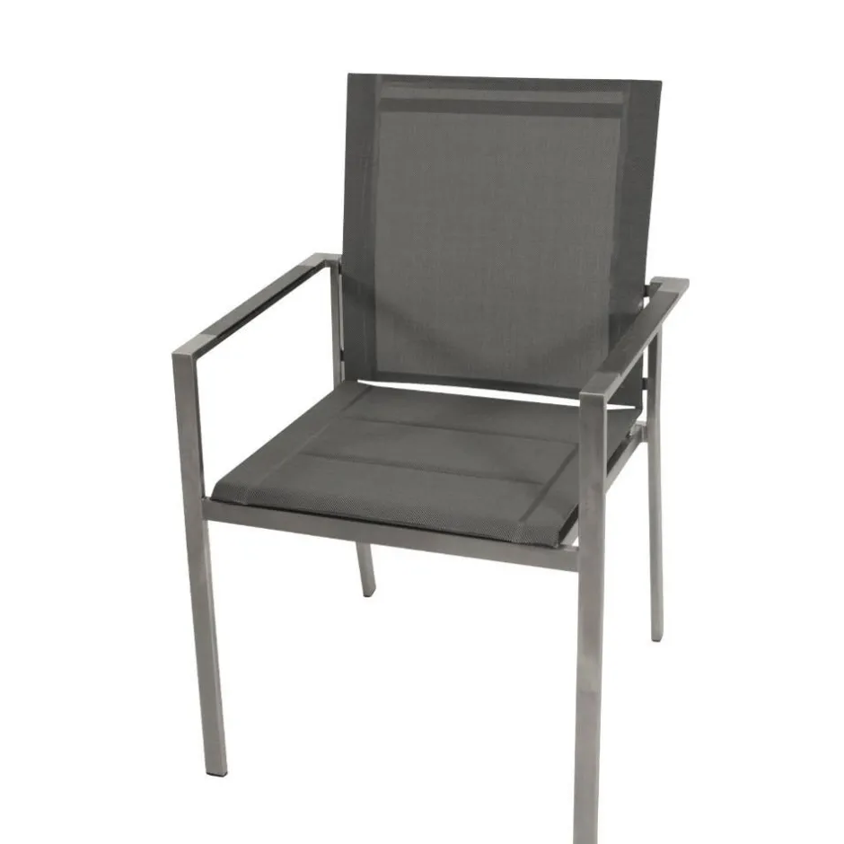 Outdoor-Armlehnenstühle in Anthrazit - Lonia (4er Set)^Wohnen Hot