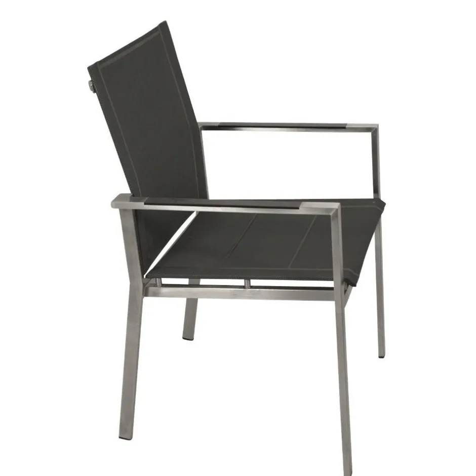 Outdoor-Armlehnenstühle in Anthrazit - Lonia (4er Set)^Wohnen Hot