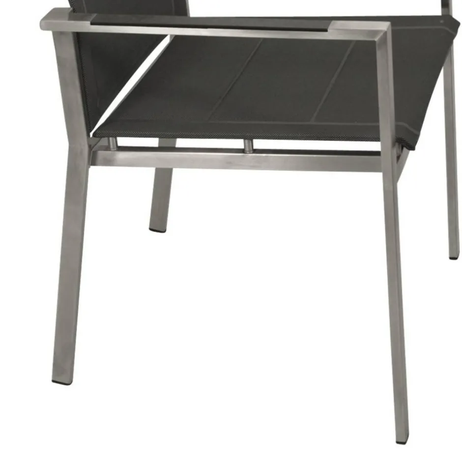 Outdoor-Armlehnenstühle in Anthrazit - Lonia (4er Set)^Wohnen Hot