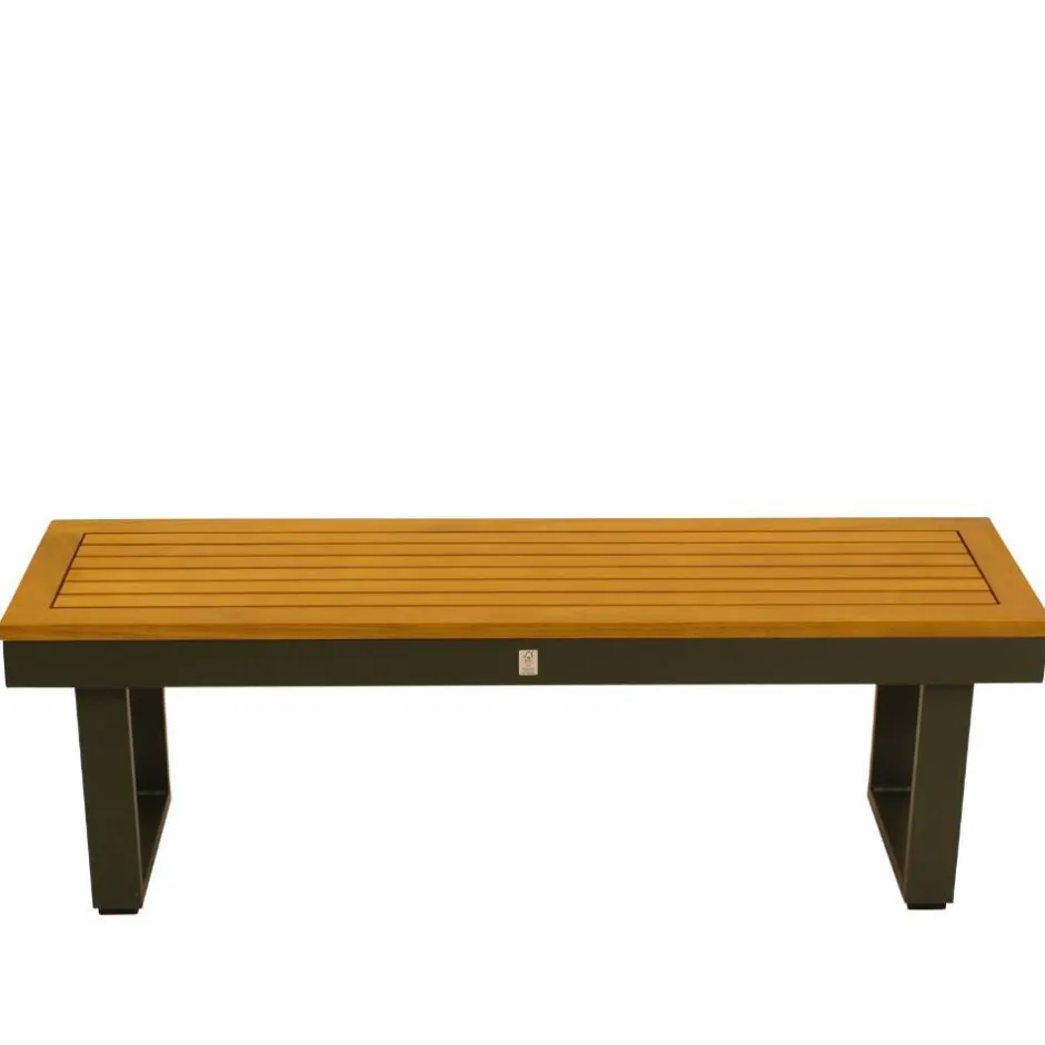 Wohnen Outdoorbank ohne Lehne aus Akazienholz - Abrahams