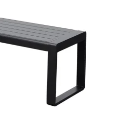 Wohnen Outdoorbank ohne Lehne mit zwei Sitzplätzen - Contrasta