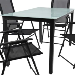 Wohnen Outdoor-Sitzgruppe für 4 Personen - Vokoz (fünfteilig)