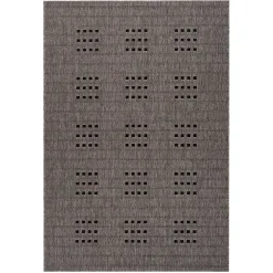 Wohnen Outdoorteppich in Taupe und Schwarz - Cornea