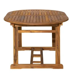 Wohnen Ovale Gartentisch Gruppe für vier Personen - Nevuz (fünfteilig)