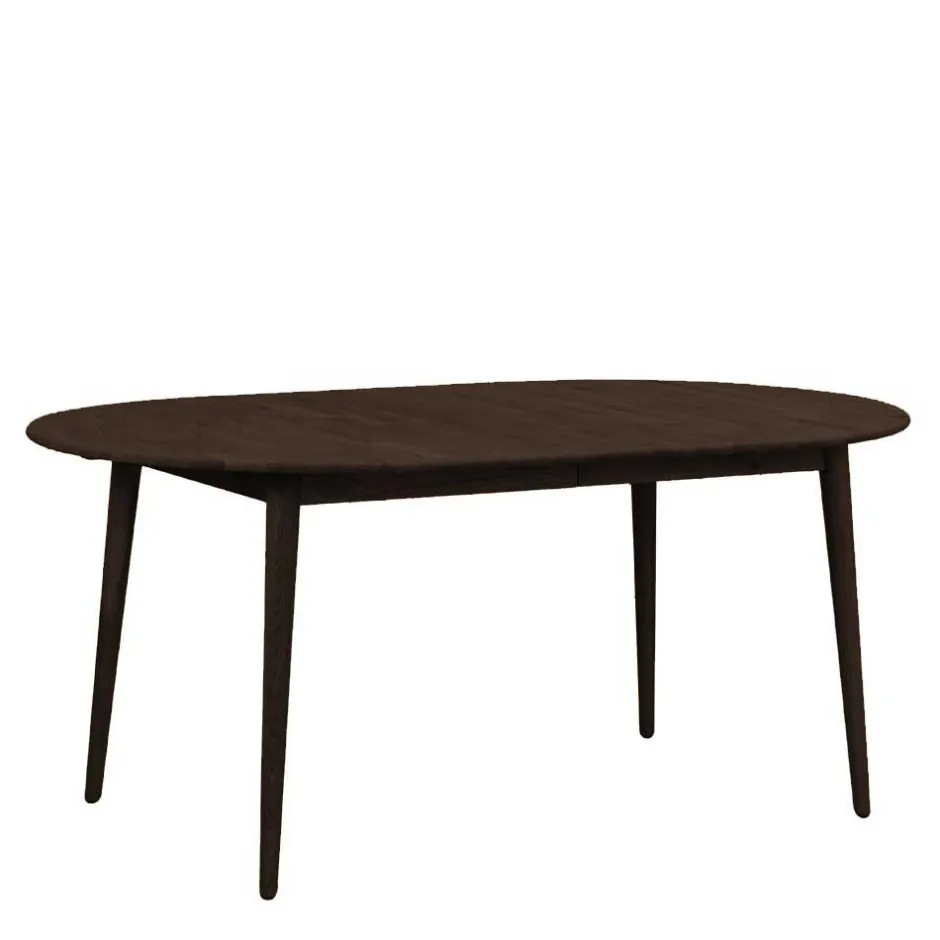 Wohnen Ovaler Ausziehtisch in Eiche Dunkel - Relencia