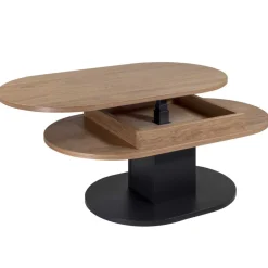 Ovaler Couchtisch höhenverstellbar - Padmas^Wohnen Hot