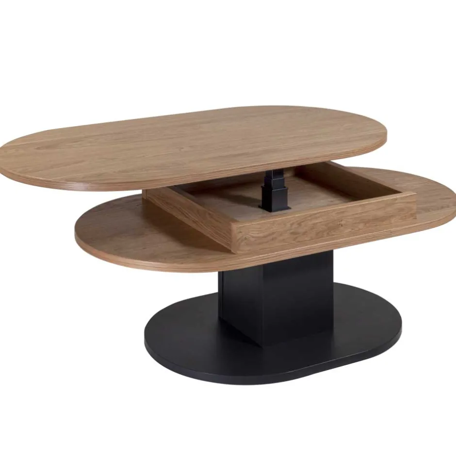 Ovaler Couchtisch höhenverstellbar - Padmas^Wohnen Hot