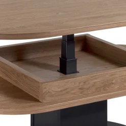 Ovaler Couchtisch höhenverstellbar - Padmas^Wohnen Hot