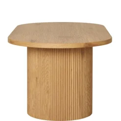 Ovaler Couchtisch in Eiche Holzoptik - Saracan^Wohnen Sale