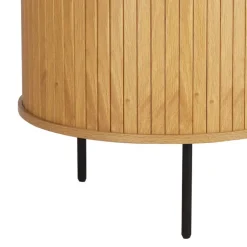 Wohnen Ovaler Couchtisch mit Stauraum - Barnetta