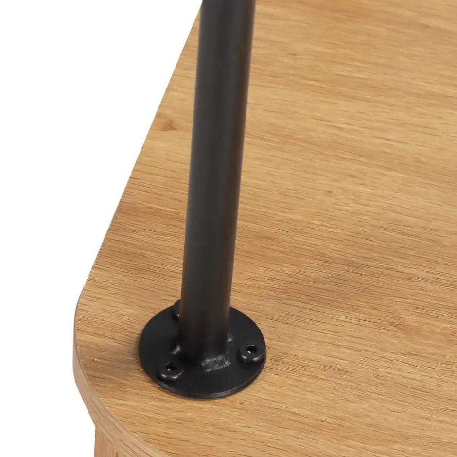 Wohnen Ovaler Couchtisch mit Stauraum - Barnetta