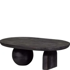 Ovaler Design-Couchtisch in Schwarz - Islando^Wohnen Sale