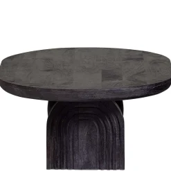 Ovaler Design-Couchtisch in Schwarz - Islando^Wohnen Sale