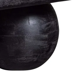 Ovaler Design-Couchtisch in Schwarz - Islando^Wohnen Sale