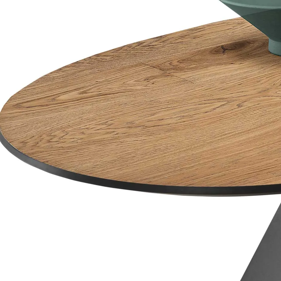 Ovaler Designtisch mit Schweizer Kante - Sinvoje^Wohnen Sale