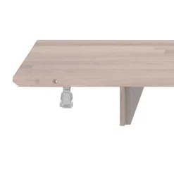 Ovaler Esstisch Eiche White Wash & 4 Stühle Pessoa mit Webstoff Grau (fünfteilig)^Wohnen Hot