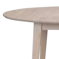 Ovaler Esstisch Eiche White Wash & 4 Stühle Pessoa mit Webstoff Grau (fünfteilig)^Wohnen Hot