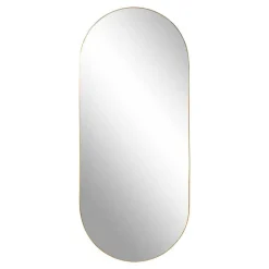 Wohnen Ovaler Spiegel in Messingfarben - Gesdana