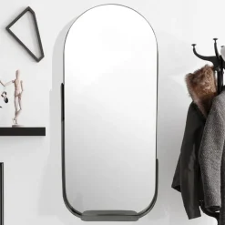 Wohnen Ovaler Spiegel mit Ablage - Dorcamido