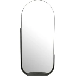 Wohnen Ovaler Spiegel mit Ablage - Dorcamido