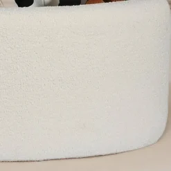 Wohnen Ovaler XL Hocker mit Stauraum-Truhe - Barracin