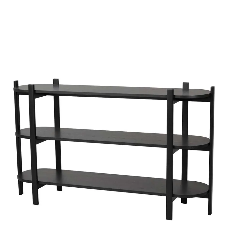 Wohnen Ovales Standregal im Skandi Design - Pamban