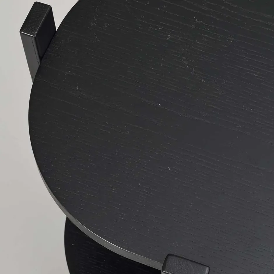 Wohnen Ovales Standregal im Skandi Design - Pamban